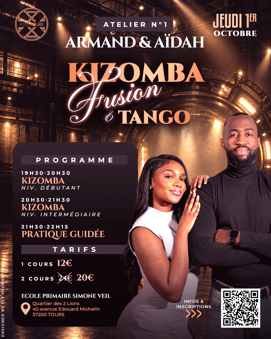 Cours de Kizomba à Tours