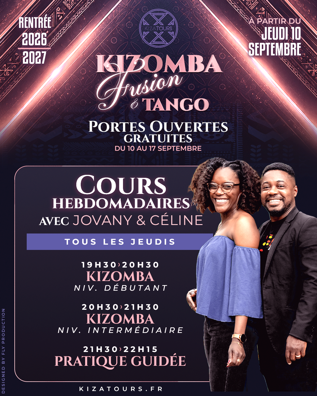 Cours de Kizomba et Tango Kiz à Tours