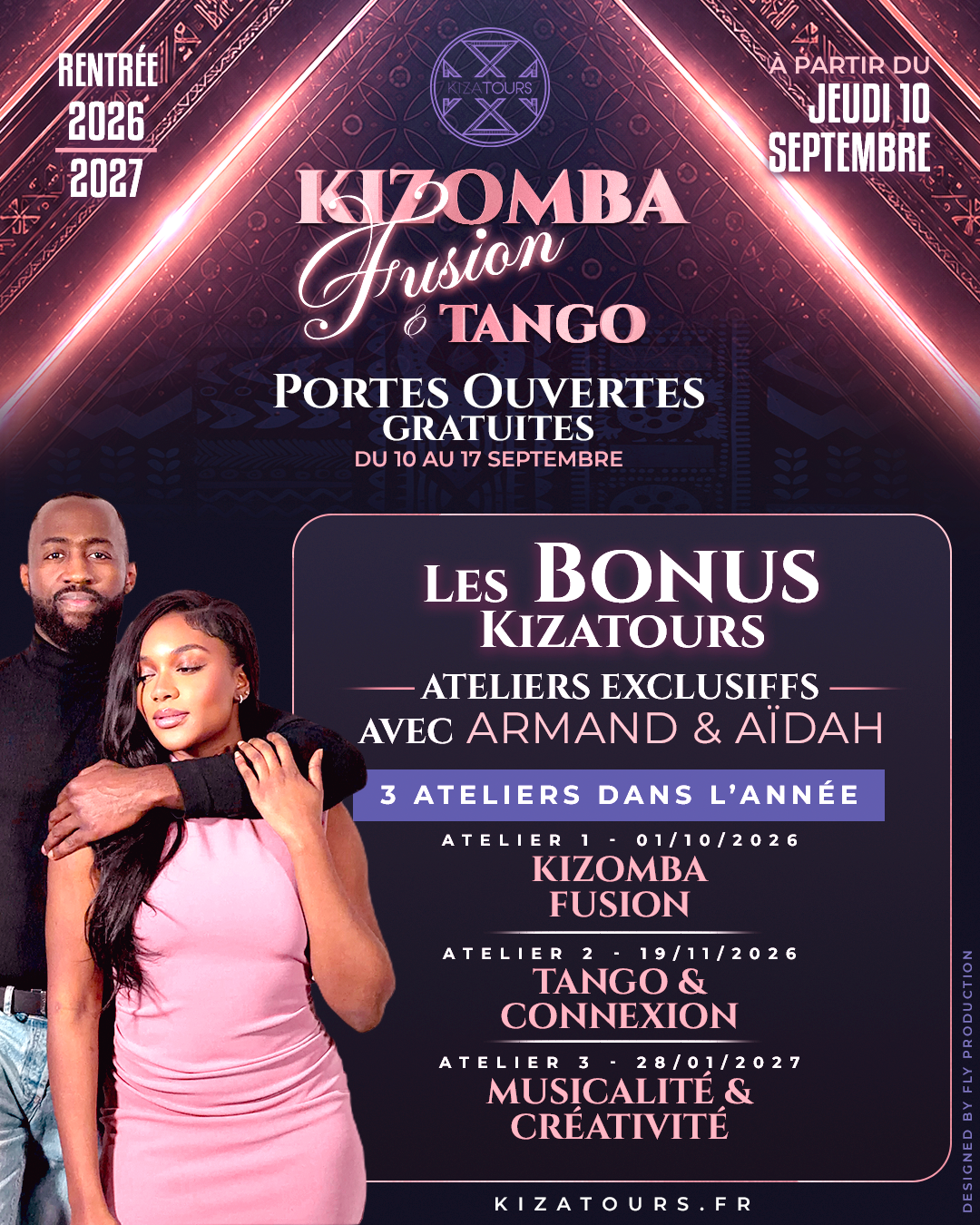 Cours de Kizomba et Tango Kiz à Tours